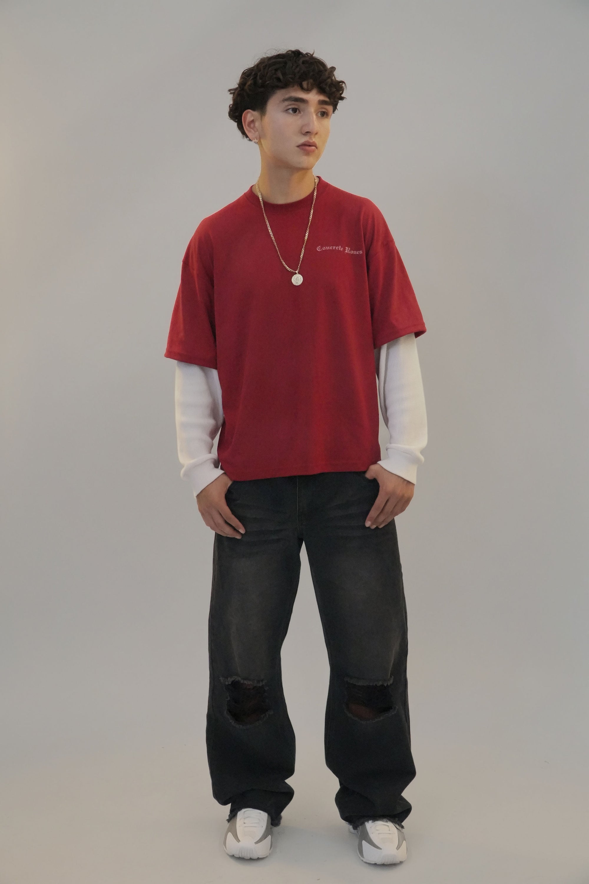 Roses double-layer tee