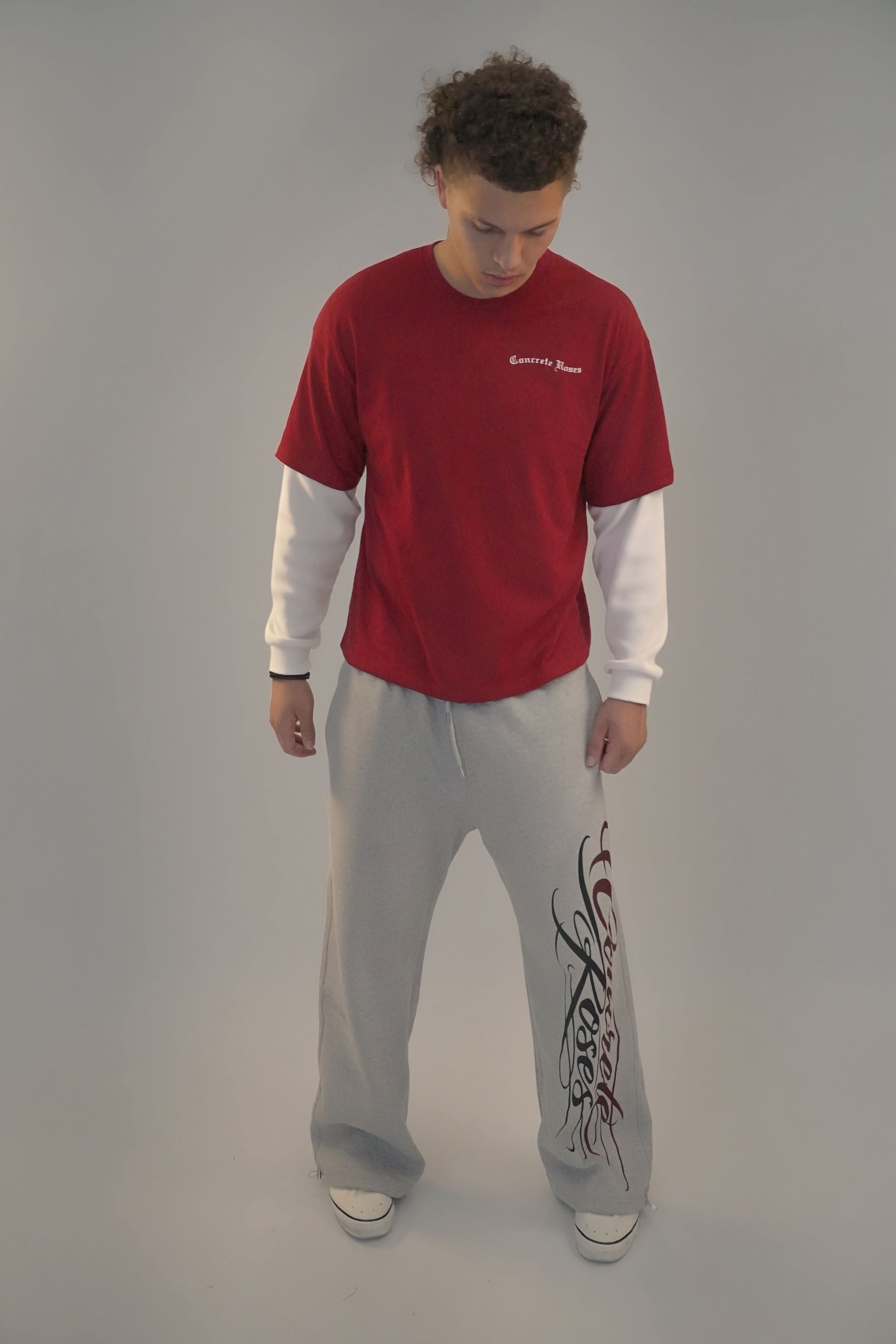 Roses double-layer tee