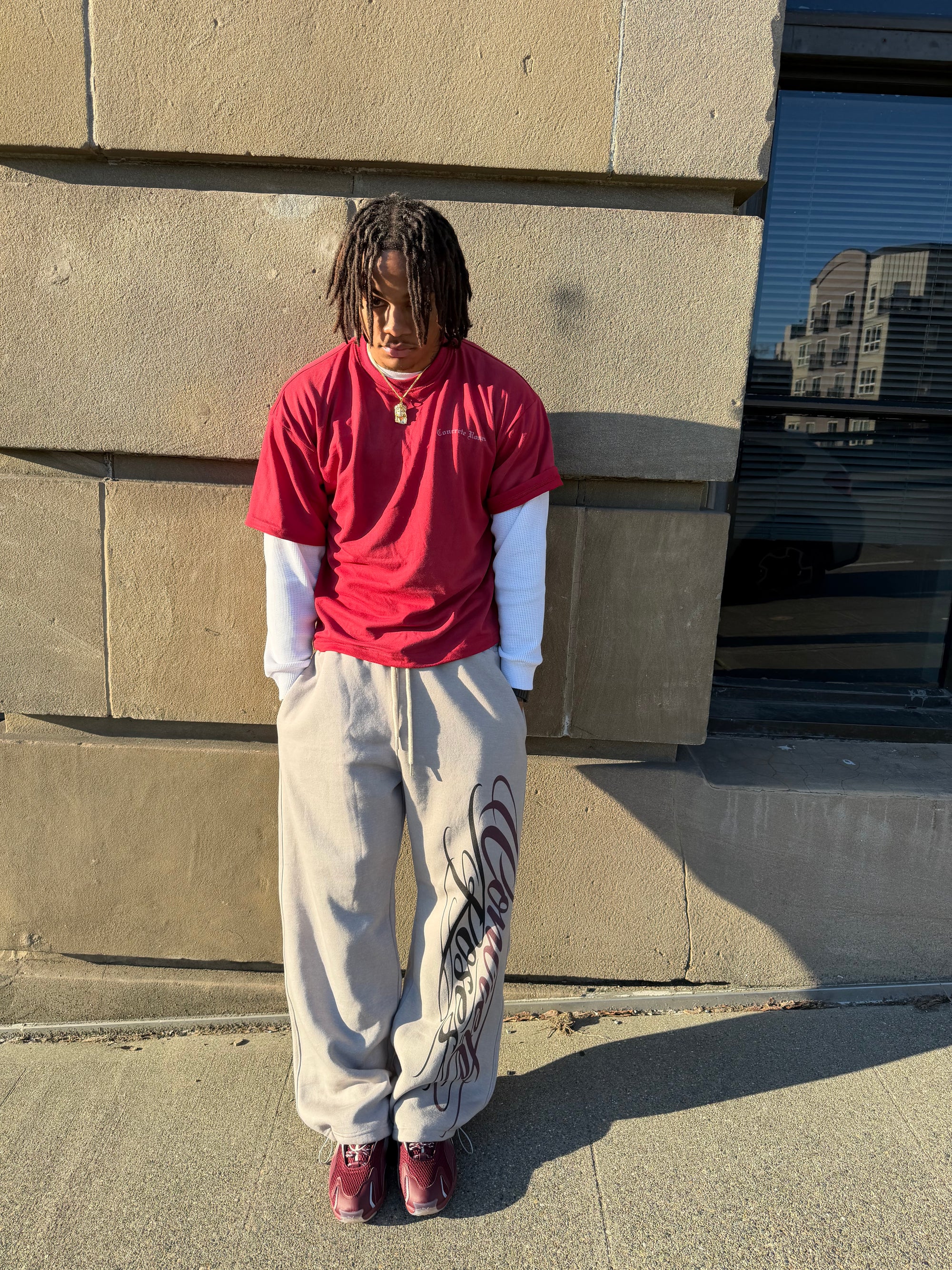 Roses double-layer tee
