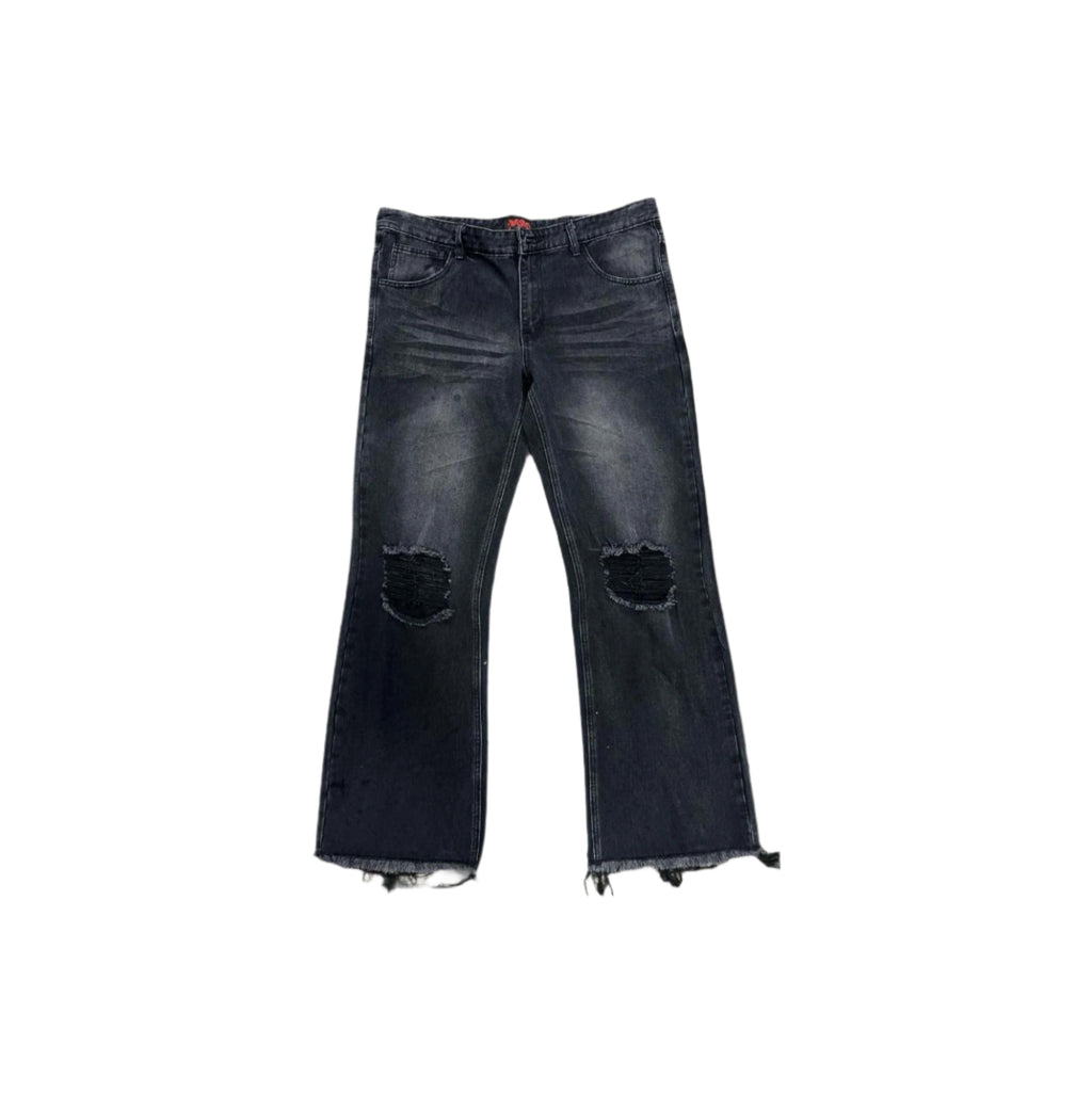 Black Distressed Jeans - Lutte