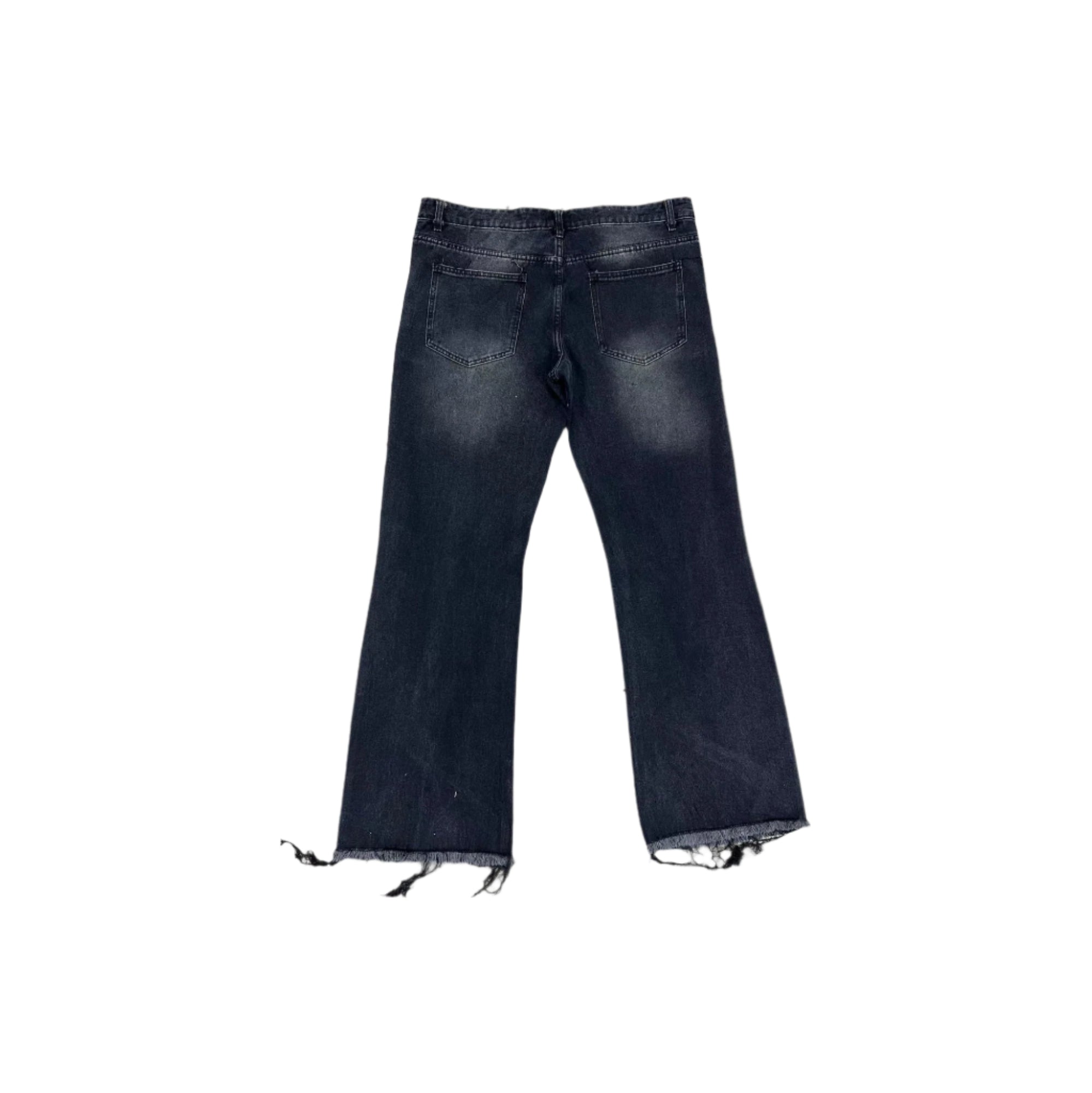 Black Distressed Jeans - Lutte