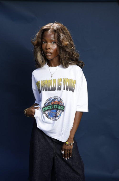 WWL "World Is Yours" Cropped Tee